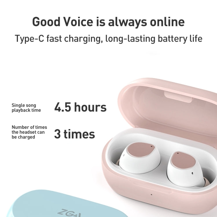 ZGA GS14 Candy Mini Wireless Bluetooth Earphone(Blue) - HoMEdemic™ 