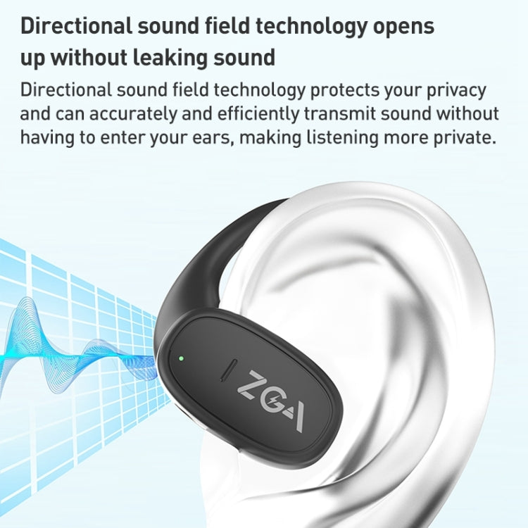 ZGA GS15 Ear-mounted Wireless Bluetooth Earphone(Black) - HoMEdemic™ 