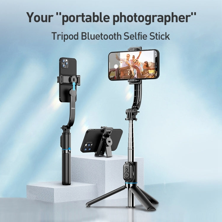 ZGA S01 Bluetooth Remote Control Detachable Tripod Selfie Stick(Black) - HoMEdemic™ 