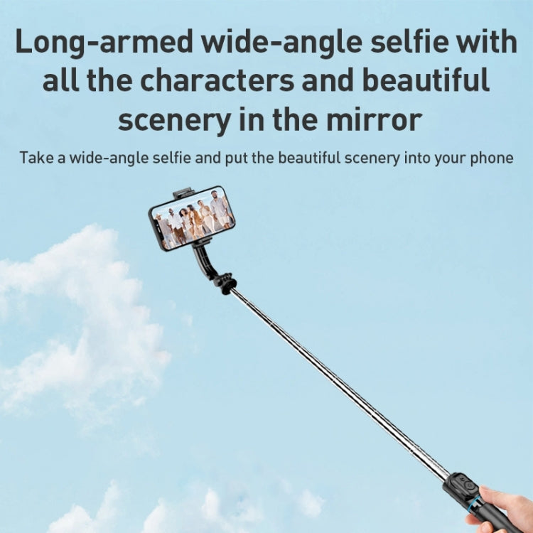 ZGA S01 Bluetooth Remote Control Detachable Tripod Selfie Stick(Black) - HoMEdemic™ 