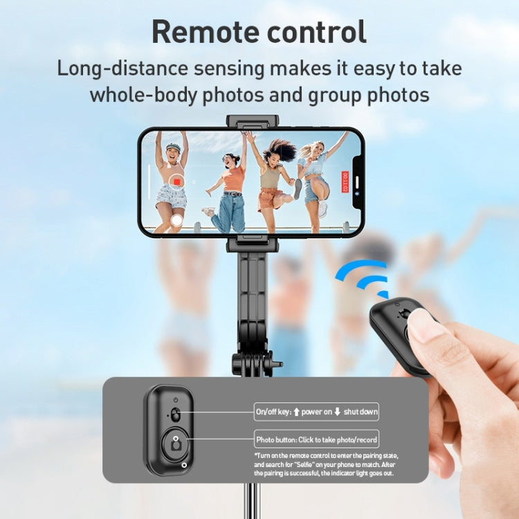 ZGA S01 Bluetooth Remote Control Detachable Tripod Selfie Stick(Black) - HoMEdemic™ 