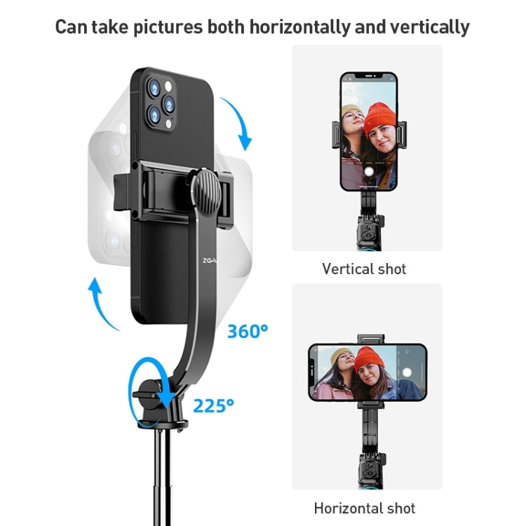ZGA S01 Bluetooth Remote Control Detachable Tripod Selfie Stick(Black) - HoMEdemic™ 