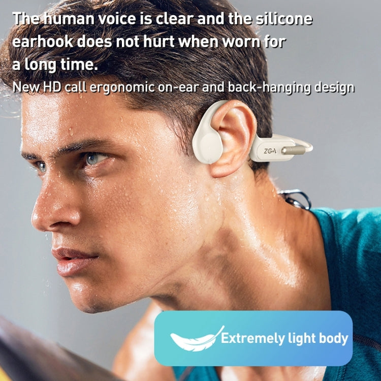 ZGA SP06 Waterproof Bone Conduction Bluetooth Sports Earphone(White) - HoMEdemic™ 