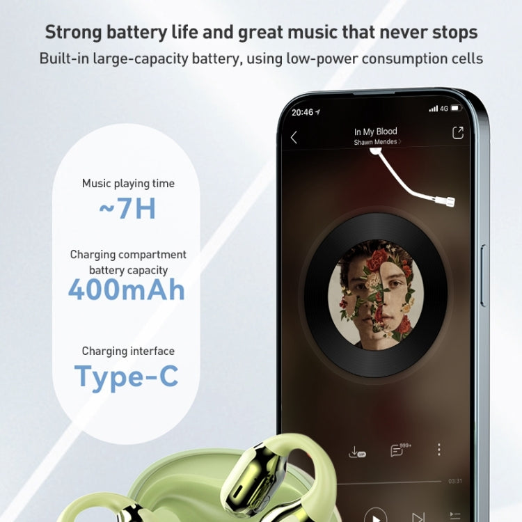 ZGA Symphony GS09S Air Conduction TWS Bluetooth Earphone(Black) - HoMEdemic™ 