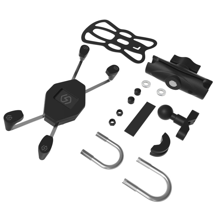 ZH-1558A1 Motorcycle Handlebar X-shape Aluminum Alloy Phone Holder, ZH-1558A1 - HoMEdemic™ 