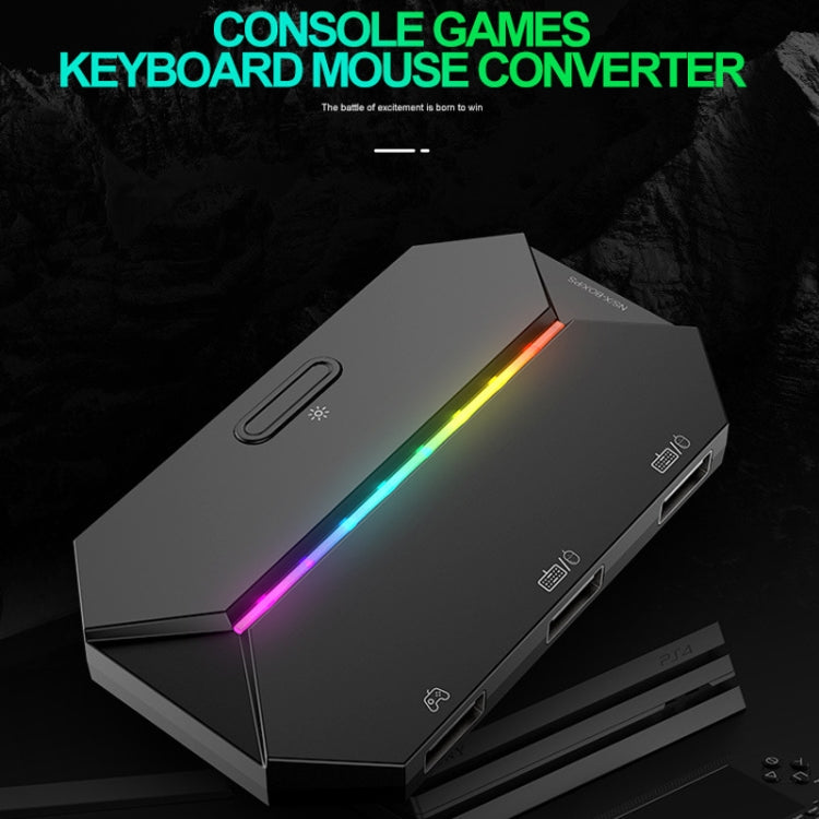 ZIYOU LANG G6L Gamepad To Keyboard Mouse Converter For Nintendo Switch / Xbox / PS4,Specification: Host + K15 + V1 + Red Pad - HoMEdemic™ 