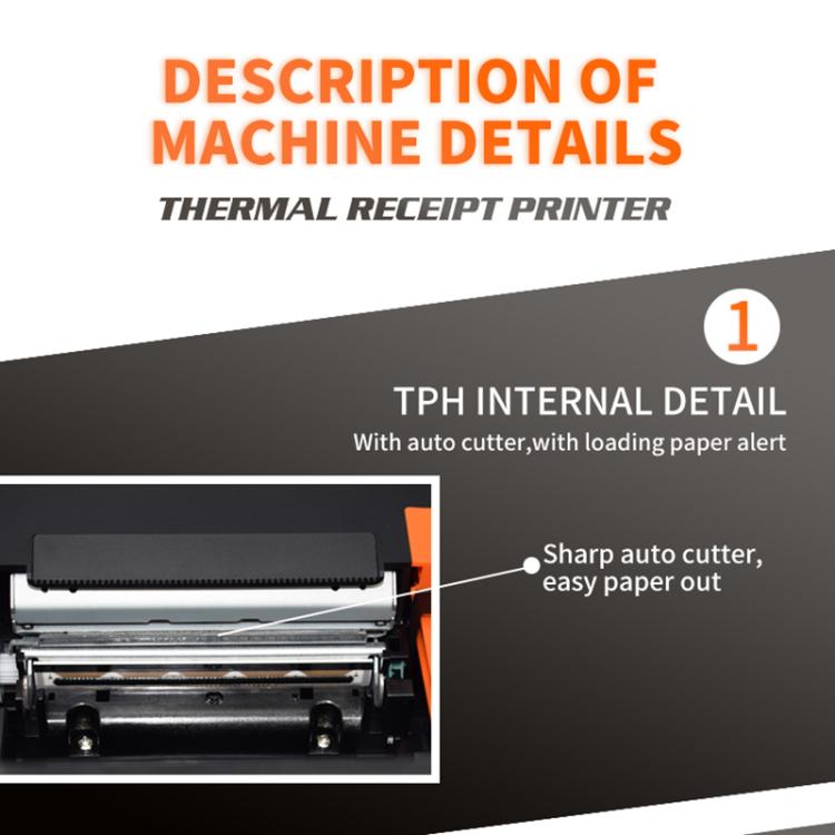 ZJ-8360 II USB and LAN Interface Auto-cutter 80mm Thermal Receipt Printer, ZJ-8360 II USB and LAN - HoMEdemic™ 