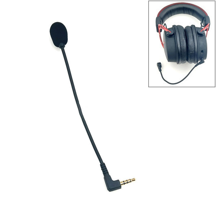 ZJ033MR-03 19cm 4 Level Pin 3.5mm Angle Head Plug Gaming Headset Sound Card Live Microphone, 17cm 4 Level Pin Angle Head - HoMEdemic™ 