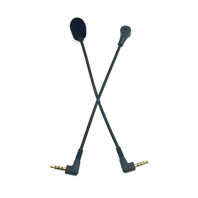 ZJ033MR-03 19cm 4 Level Pin 3.5mm Angle Head Plug Gaming Headset Sound Card Live Microphone, 17cm 4 Level Pin Angle Head - HoMEdemic™ 