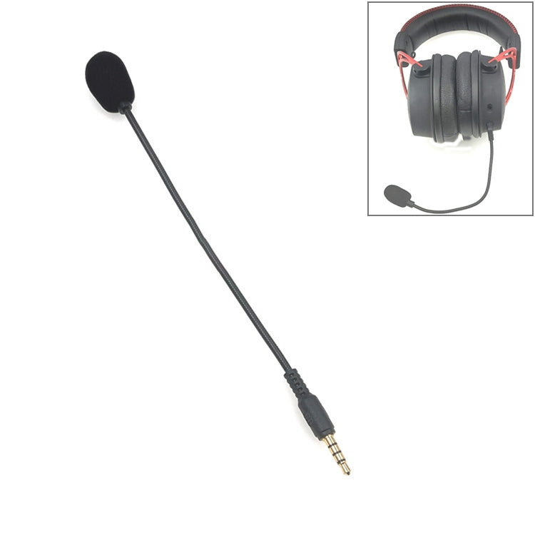 ZJ033MR-03 19cm 4 Level Pin 3.5mm Straight Plug Gaming Headset Sound Card Live Microphone, 19cm 4 Level Pin Straight Plug - HoMEdemic™ 