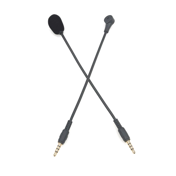 ZJ033MR-03 19cm 4 Level Pin 3.5mm Straight Plug Gaming Headset Sound Card Live Microphone, 19cm 4 Level Pin Straight Plug - HoMEdemic™ 