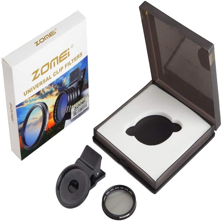 ZOMEI Camera Filter 37MM CPL Polarizer Mobile Phone External Lens(Black) - HoMEdemic™ 