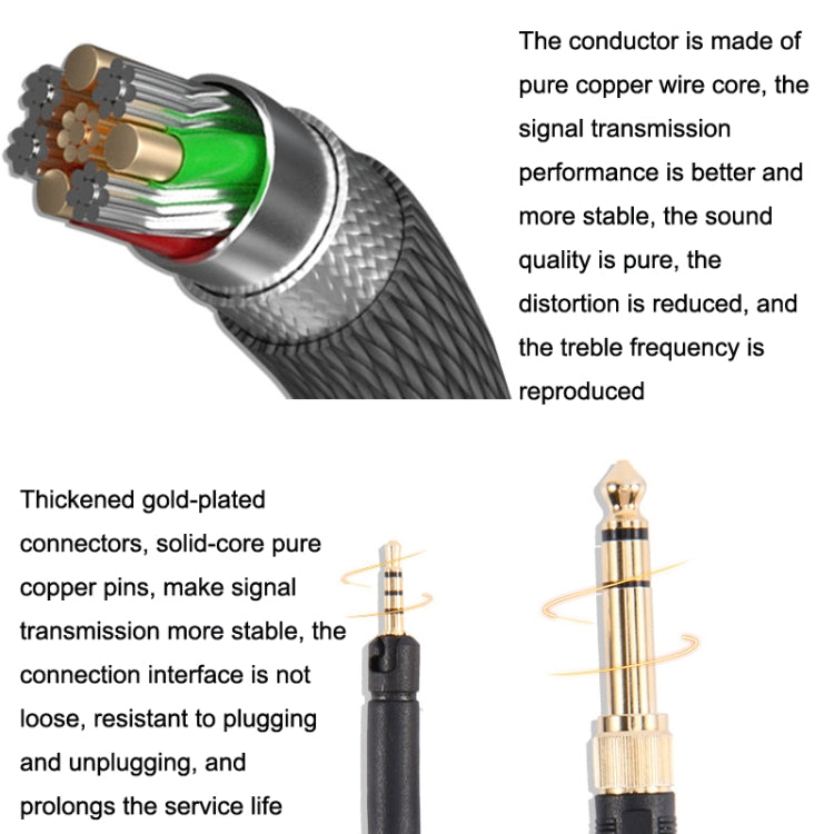 ZS0185 For Sennheiser HD598 / HD558 / HD518 / HD595 Earphone Spring Cable, Cable Length: 1.4m-3m - HoMEdemic™ 