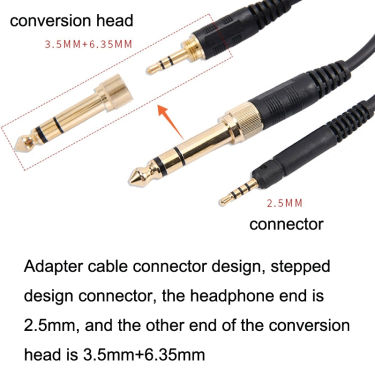 ZS0185 For Sennheiser HD598 / HD558 / HD518 / HD595 Earphone Spring Cable, Cable Length: 1.4m-3m - HoMEdemic™ 
