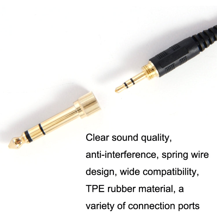 ZS0185 For Sennheiser HD598 / HD558 / HD518 / HD595 Earphone Spring Cable, Cable Length: 1.4m-3m - HoMEdemic™ 