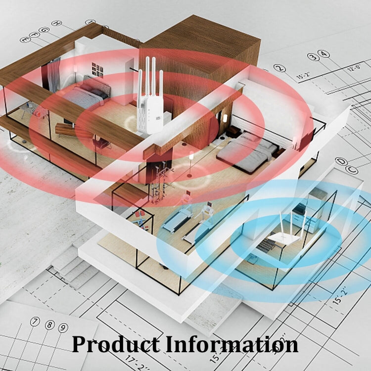 ZX-R08 300Mbps 2.4G WiFi Repeater Signal Amplifier, US Plug - HoMEdemic™ 