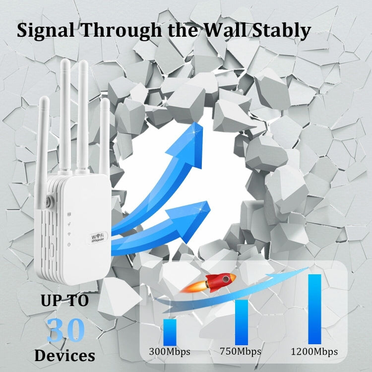 ZX-R08 300Mbps 2.4G WiFi Repeater Signal Amplifier, US Plug - HoMEdemic™ 