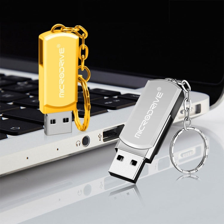MicroDrive 16GB USB 2.0 Creative Personality Metal U Disk with Keychain, 16GB - HoMEdemic™ 