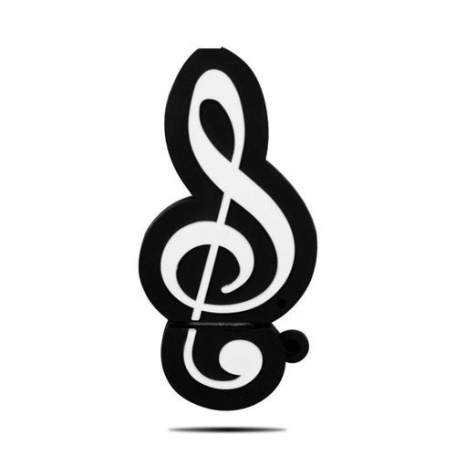 MicroDrive 16GB USB 2.0 Music Note U Disk, 16GB - HoMEdemic™ 