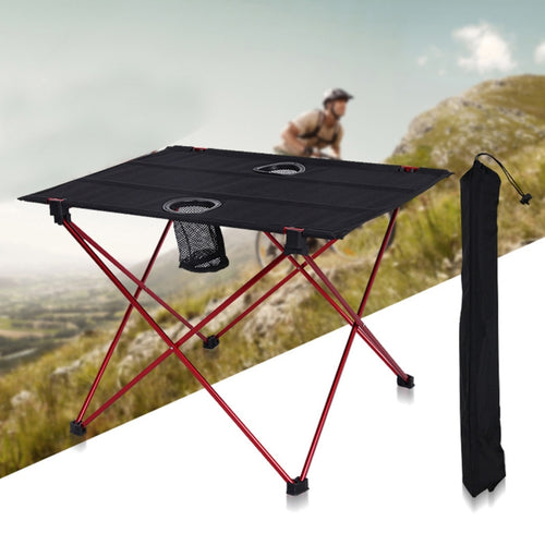 Outdoor Camping Portable Light Folding Table Oxford Cloth Aviation Aluminum Picnic Barbecue Table - HoMEdemic™ 