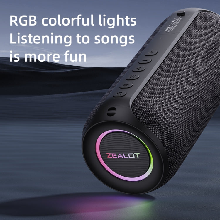 Zealot S32 Max 20W High Power Bluetooth Speaker with RGB Light(Blue) - HoMEdemic™ 
