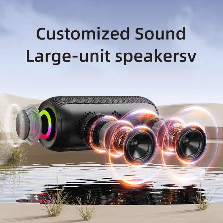 Zealot S32 Max 20W High Power Bluetooth Speaker with RGB Light(Grey) - HoMEdemic™ 