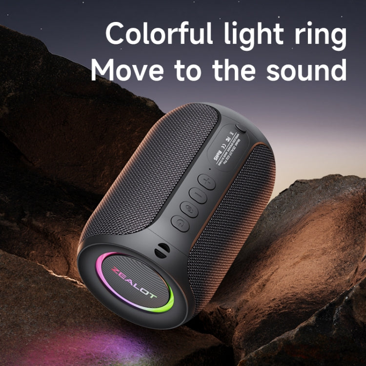 Zealot S32 Pro 15W High Power Bluetooth Speaker with Colorful Light(Black) - HoMEdemic™ 