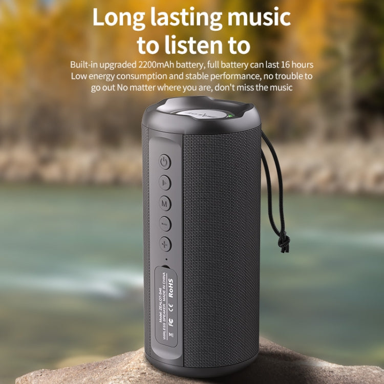 Zealot S46 TWS Portable Wireless Bluetooth Speaker with Colorful Light(Blue) - HoMEdemic™ 