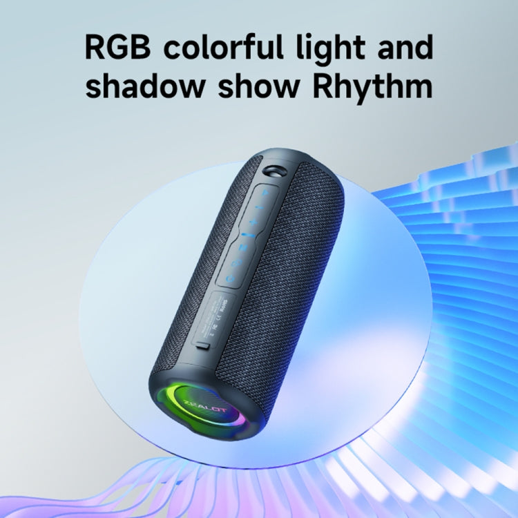 Zealot S49 Pro 20W Outdoor Portable Wireless Bluetooth Speaker with RGB Light(Black) - HoMEdemic™ 