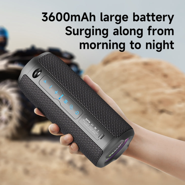 Zealot S49 Pro 20W Outdoor Portable Wireless Bluetooth Speaker with RGB Light(Black) - HoMEdemic™ 