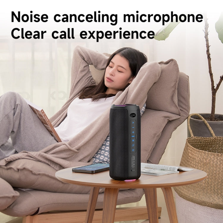 Zealot S49 Pro 20W Outdoor Portable Wireless Bluetooth Speaker with RGB Light(Black) - HoMEdemic™ 
