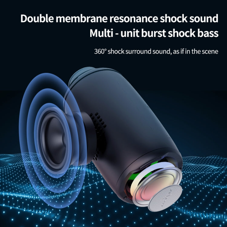 Zealot S61 IPX6 Waterproof Portable Wireless Bluetooth Speaker(Black) - HoMEdemic™ 