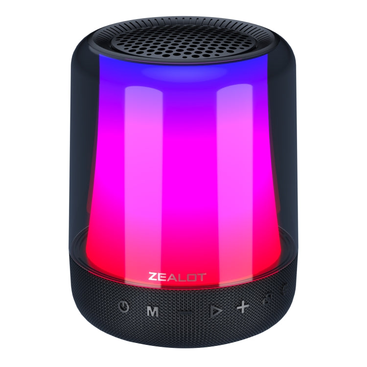 Zealot S66 Portable RGB Light Wireless Bluetooth Speaker Outdoor Subwoofer(Black) - HoMEdemic™ 