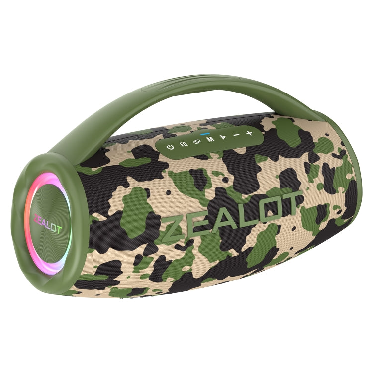 Zealot S97 80W Outdoor Portable RGB Light Bluetooth Speaker(Camouflage) - HoMEdemic™ 