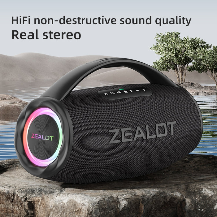 Zealot S97 80W Outdoor Portable RGB Light Bluetooth Speaker(Camouflage) - HoMEdemic™ 