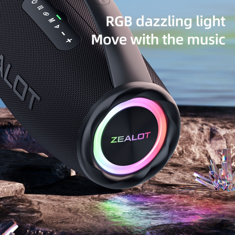Zealot S97 80W Outdoor Portable RGB Light Bluetooth Speaker(Camouflage) - HoMEdemic™ 