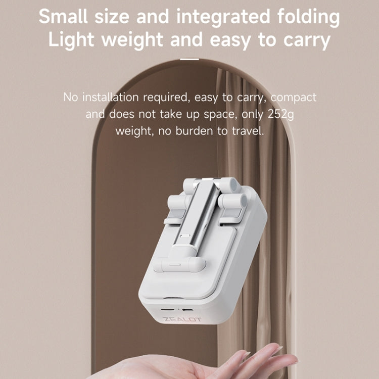 Zealot Z7 2 in 1 Foldable Phone Holder with Wireless Bluetooth Speaker(White) - HoMEdemic™ 