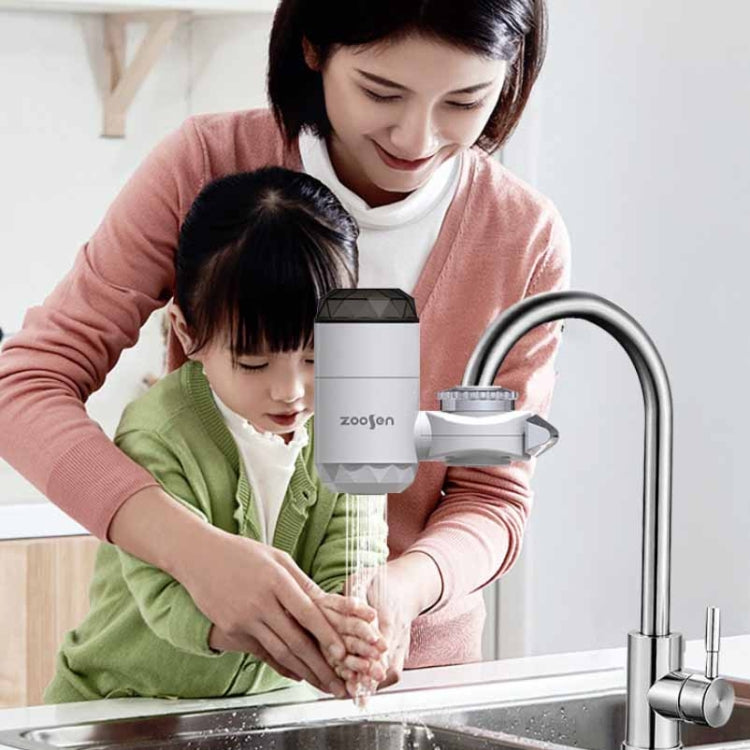 Zoosen Electric Hot Water Faucet Connection Type Instant Hot Water Faucet CN Plug, Style:White + Leak Protection - HoMEdemic™ 