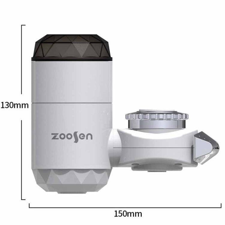 Zoosen Electric Hot Water Faucet Connection Type Instant Hot Water Faucet EU Plug, Style:With shower Head Connector - HoMEdemic™ 