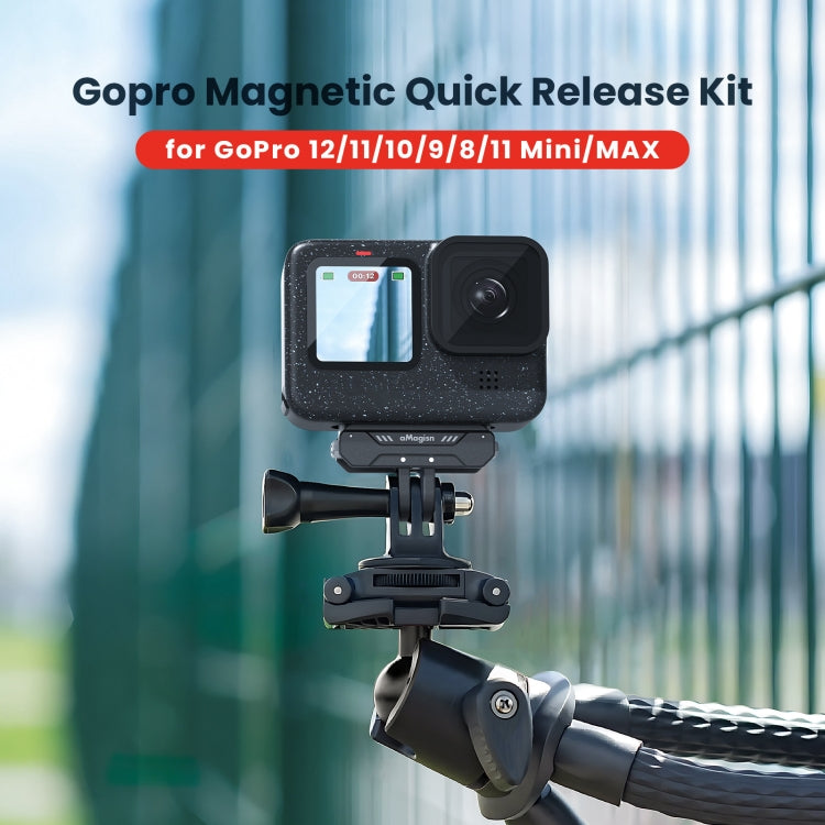 aMagisn Metal Magnetic Absorption Kit For GoPro HERO12 Black /11 Black /10 Black /9 Black - HoMEdemic™ 