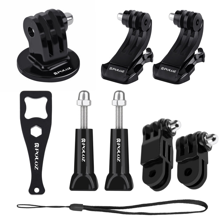 PULUZ 20 in 1 Accessories Combo Kits with EVA Case (Chest Strap + Head Strap + Suction Cup Mount + 3-Way Pivot Arm + J-Hook Buckles + Extendable Monopod + Tripod Adapter + Bobber Hand Grip + Storage B ...  for GoPro, Insta360, DJI and Other Action Cameras - HoMEdemic™ 