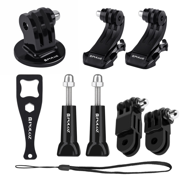 PULUZ 20 in 1 Accessories Combo Kits with Orange EVA Case (Chest Strap + Head Strap + Suction Cup Mount + 3-Way Pivot Arm + J-Hook Buckles + Extendable Monopod + Tripod Adapter + Bobber Hand Grip + St ...  for GoPro, Insta360, DJI and Other Action Cameras - HoMEdemic™ 