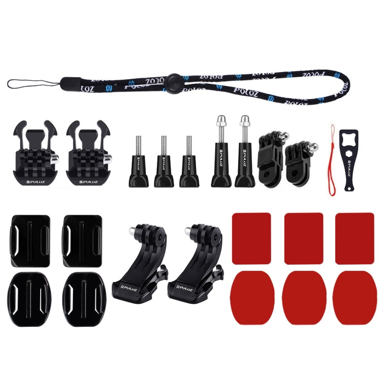 PULUZ 43 in 1 Accessories Total Ultimate Combo Kits for DJI Osmo Pocket with EVA Case (Chest Strap + Wrist Strap + Suction Cup Mount + 3-Way Pivot Arms + J-Hook Buckle + Grip Tripod Mount + Surface Mo ... orage Bag + Rec-mounts + Handlebar Mount + Wrench) - HoMEdemic™ 