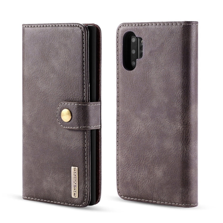 DG.MING Crazy Horse Texture Flip Detachable Magnetic Leather Case with Holder & Card Slots & Wallet, For Samsung Galaxy Note 10+, For iPhone 11 Pro Max, for iPhone 11 Pro, for Galaxy Note 10, for Galaxy Note 10+, for iPhone 11, For Samsung Galaxy Note 10 - HoMEdemic™ 