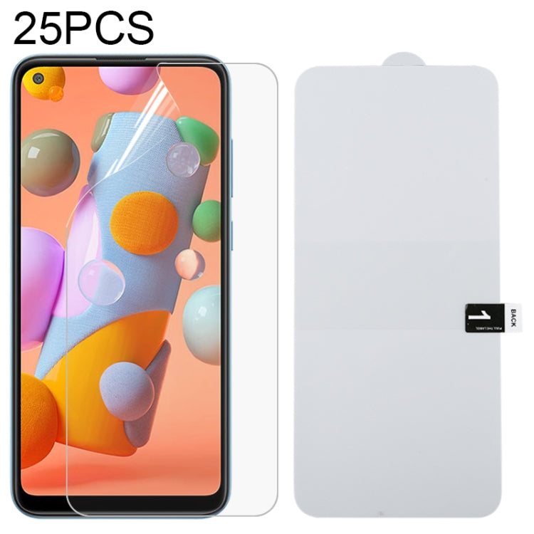 25 PCS Full Screen Protector Explosion-proof Hydrogel Film, For iPhone 12 mini, For iPhone 12 / 12 Pro, For iPhone 12 Pro Max, For Samsung Galaxy A11, For Samsung Galaxy M21, For Samsung Galaxy M31, For Samsung Galaxy A41, For Samsung Galaxy Note20����... - HoMEdemic™ 