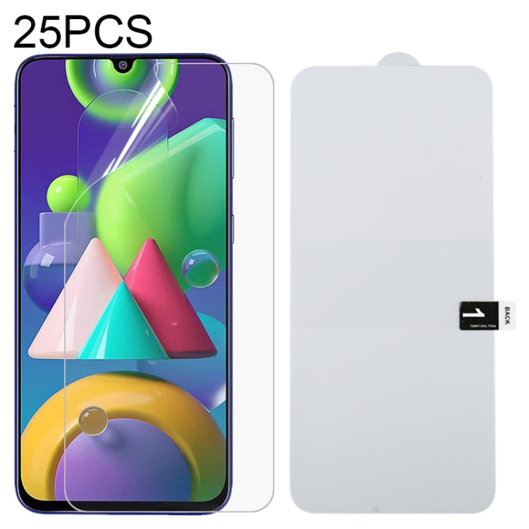 25 PCS Full Screen Protector Explosion-proof Hydrogel Film, For iPhone 12 mini, For iPhone 12 / 12 Pro, For iPhone 12 Pro Max, For Samsung Galaxy A11, For Samsung Galaxy M21, For Samsung Galaxy M31, For Samsung Galaxy A41, For Samsung Galaxy Note20����... - HoMEdemic™ 