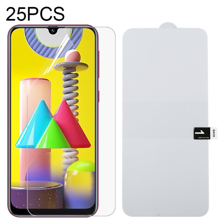 25 PCS Full Screen Protector Explosion-proof Hydrogel Film, For iPhone 12 mini, For iPhone 12 / 12 Pro, For iPhone 12 Pro Max, For Samsung Galaxy A11, For Samsung Galaxy M21, For Samsung Galaxy M31, For Samsung Galaxy A41, For Samsung Galaxy Note20����... - HoMEdemic™ 
