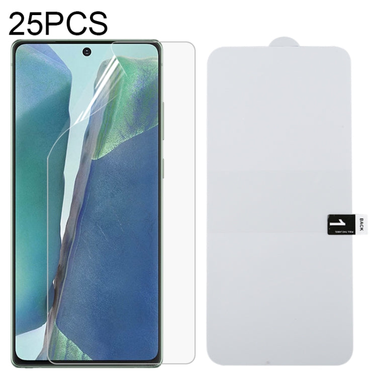 25 PCS Full Screen Protector Explosion-proof Hydrogel Film, For iPhone 12 mini, For iPhone 12 / 12 Pro, For iPhone 12 Pro Max, For Samsung Galaxy A11, For Samsung Galaxy M21, For Samsung Galaxy M31, For Samsung Galaxy A41, For Samsung Galaxy Note20����... - HoMEdemic™ 