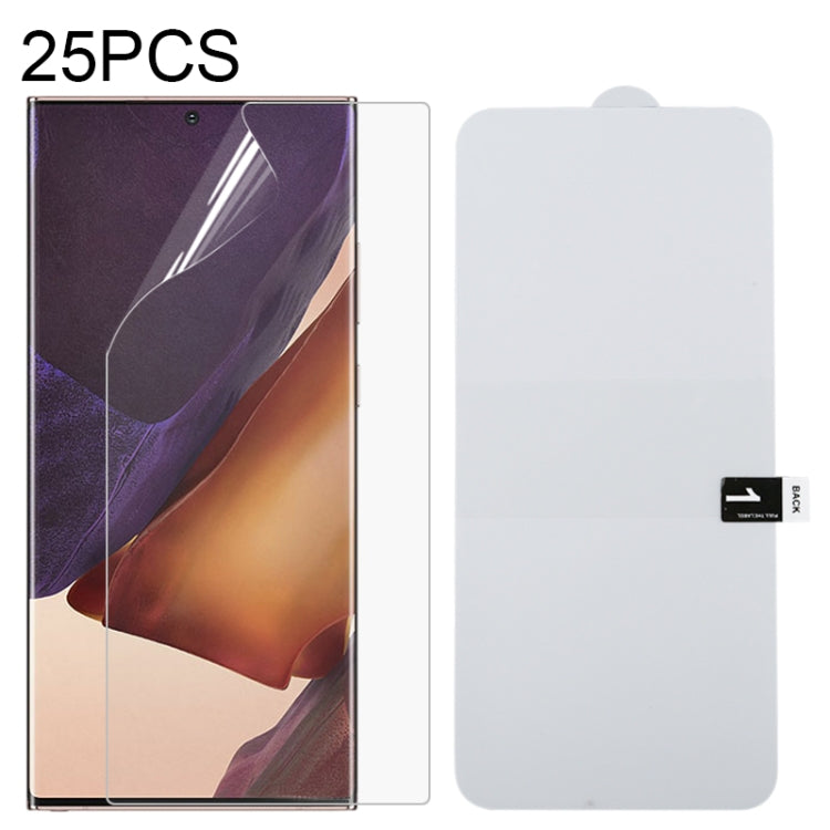25 PCS Full Screen Protector Explosion-proof Hydrogel Film, For iPhone 12 mini, For iPhone 12 / 12 Pro, For iPhone 12 Pro Max, For Samsung Galaxy A11, For Samsung Galaxy M21, For Samsung Galaxy M31, For Samsung Galaxy A41, For Samsung Galaxy Note20����... - HoMEdemic™ 