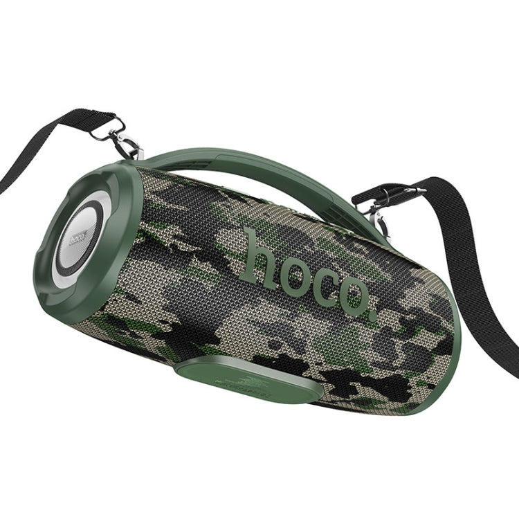 hoco HA4 Surge Outdoor Bluetooth 5.3 Speaker Support TWS / FM(Camouflage Green) - HoMEdemic™ 